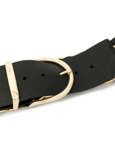 Shop B-low The Belt Chain-detail Belt In Black
