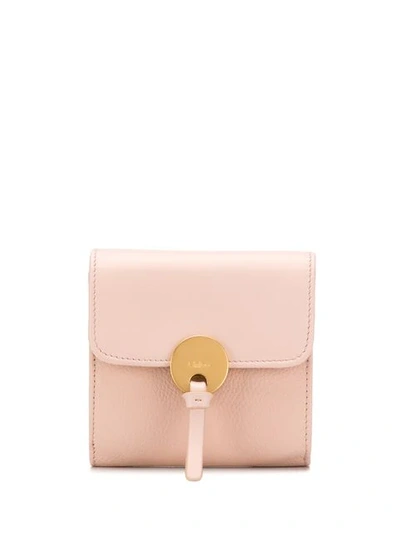 CHLOÉ SMALL INDY WALLET - 粉色