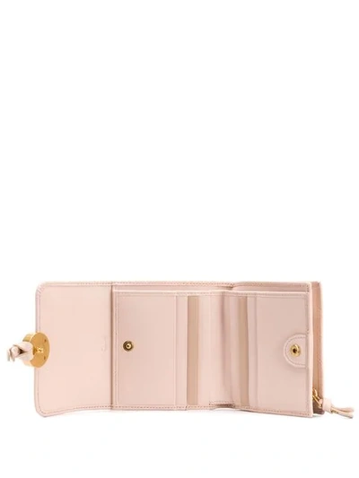 CHLOÉ SMALL INDY WALLET - 粉色