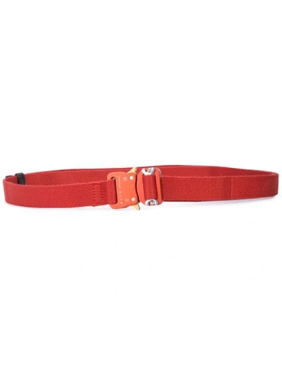 Shop Alyx Harness Buckle Belt In Red