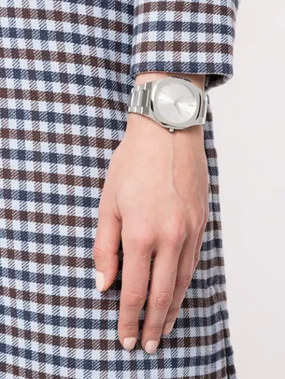 Shop D1 Milano Ultra Thin Watch In Silver