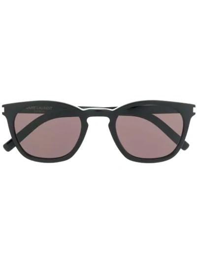 SAINT LAURENT EYEWEAR TWO-TONE SUNGLASSES - 黑色