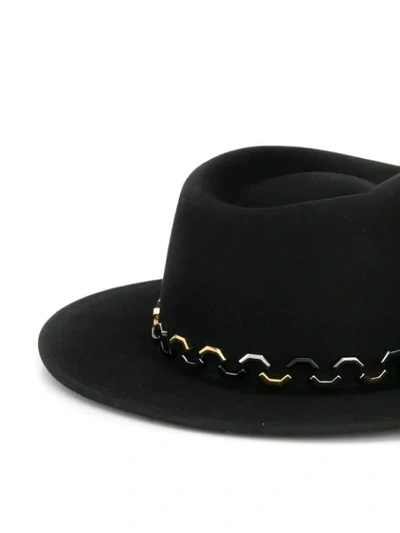 Shop Maison Michel Embellished Hat - Black