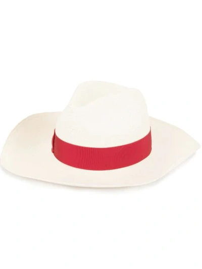 Shop Borsalino Sophie Panama Hat In 0007