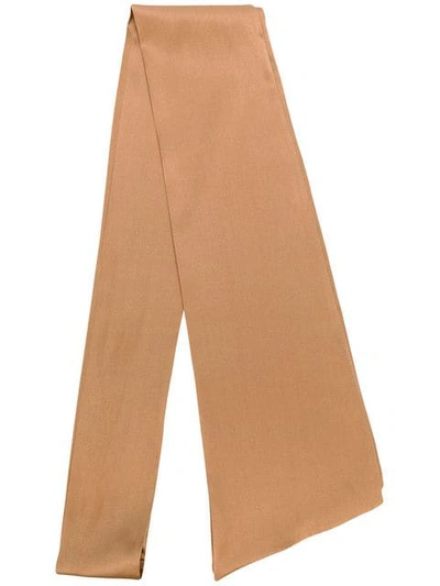 Shop Styland Neck Tie In Neutrals