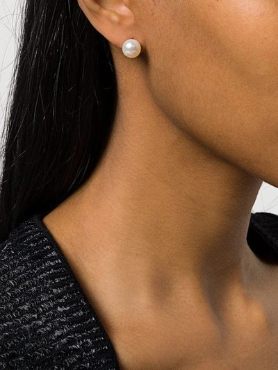 Wouters & Hendrix Engraved Leg Earrings In Gold