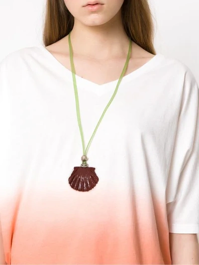 Shop Camila Klein Pendant Necklace In Metallic