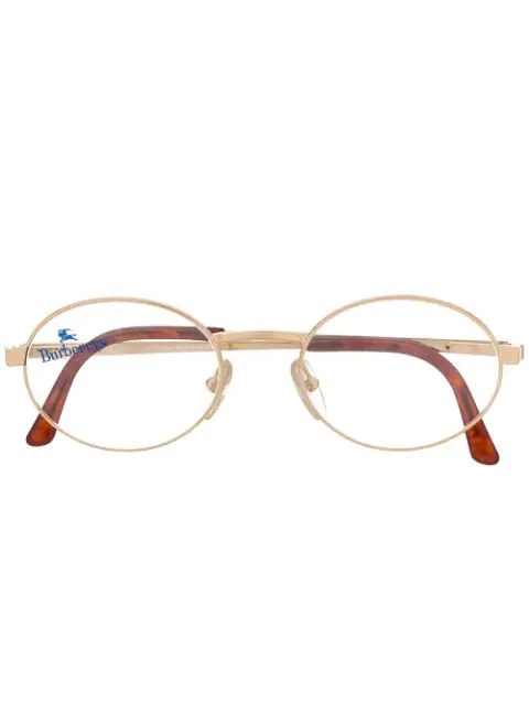 oval gold frame glasses