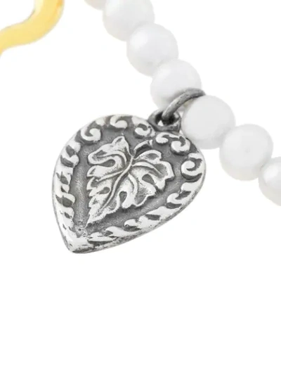Shop Iosselliani Silver Heritage Pearl Necklace In Metallic