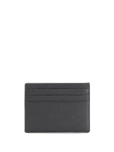 Shop Thom Browne Double-sided Cardholder With Note Compartment In Grey