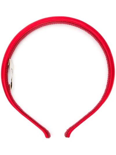 Shop Prada Classic Hairband - Red