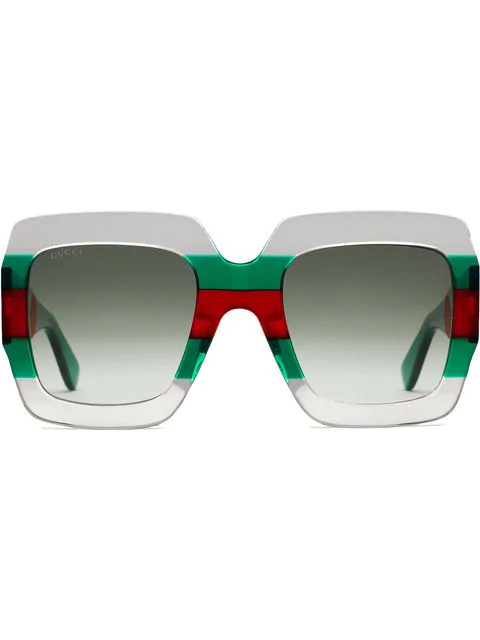gucci red and green glasses