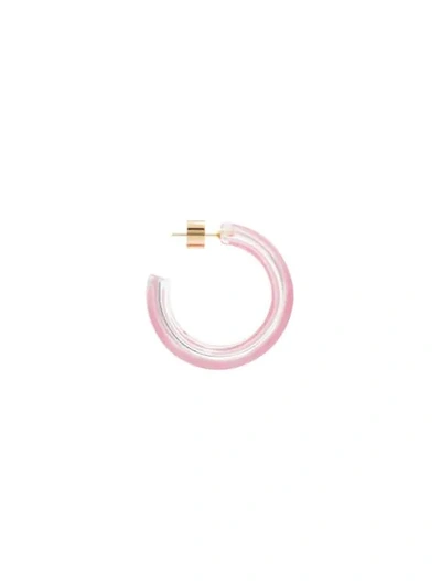 Shop Alison Lou Jelly Hoop Earrings - Pink