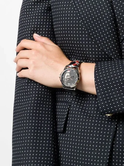 Shop Gucci Le Marche Watch In Black