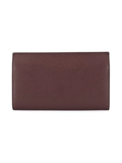 Shop Mulberry Amberley Long Wallet In Red