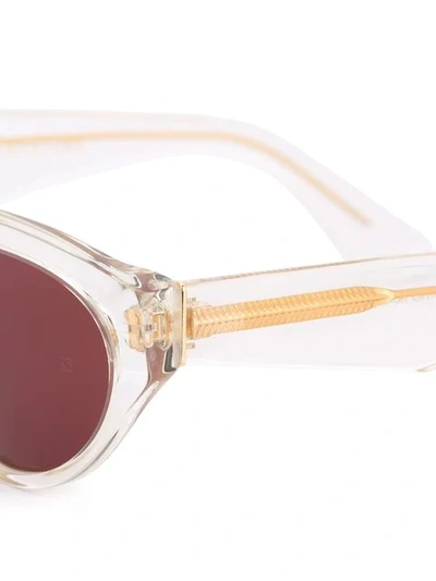 Shop Retrosuperfuture 'drew Crystal' Sunglasses In Neutrals