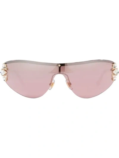 Shop Miu Miu ' Noir' Sonnenbrille In Pink