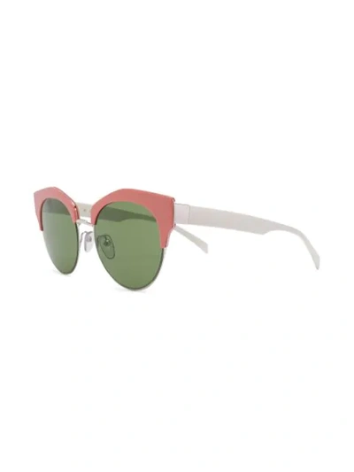 Shop Marni Eyewear Cat Eye Sunglasses In Pink