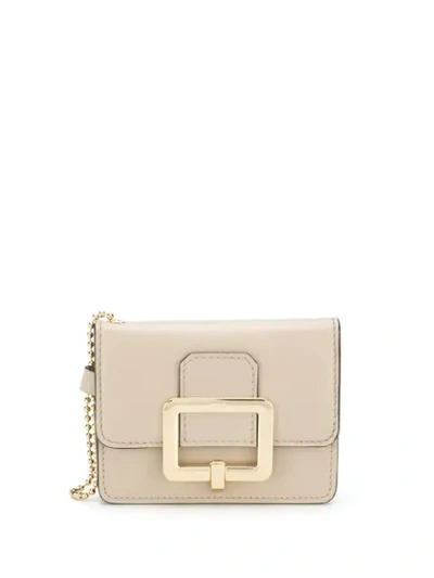 Shop Bally Jina Wallet In Neutrals