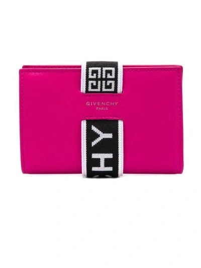 Shop Givenchy Logo Urban Card Case - Pink