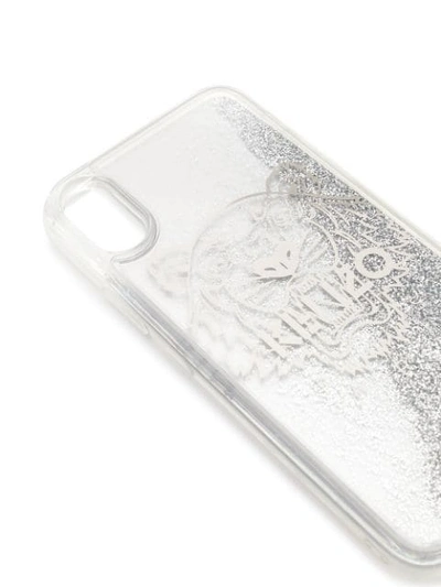 Shop Kenzo Logo Iphone X Case In Silver