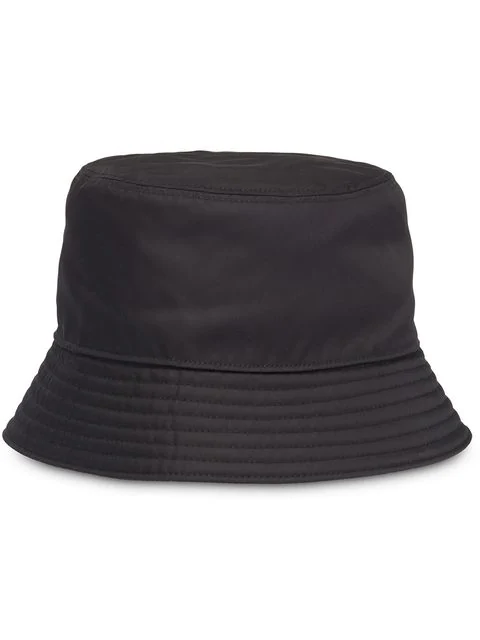 prada black nylon bucket hat