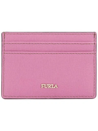 Shop Furla Reale Cardholder In Pink
