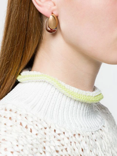 Shop Charlotte Chesnais Mini Petal Earrings In Gold