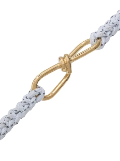 ANNELISE MICHELSON SMALL WIRE CORD BRACELET - 白色