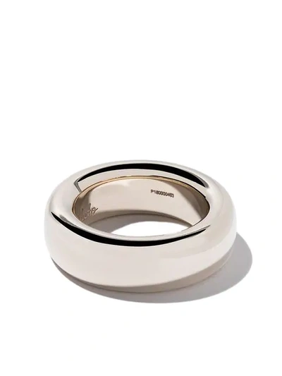Shop Pomellato 18kt White Gold Iconica Small Band Ring