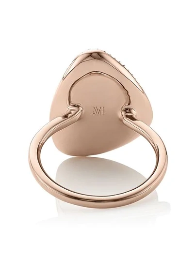 Shop Monica Vinader Nura Teardrop Diamond Ring In Gold