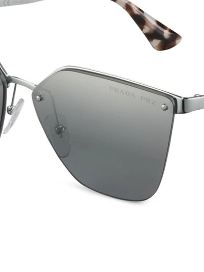 Shop Prada Eyewear  Cinéma Sunglasses - Metallic