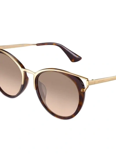 Shop Prada Cinéma Sunglasses In Neutrals