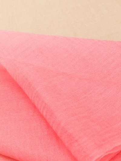 SNOBBY SHEEP 双色围巾 - 粉色