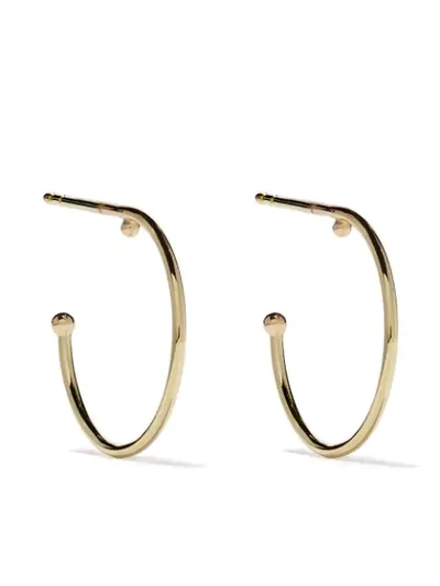 Shop Wouters & Hendrix Gold 18kt Yellow Gold Ball Hoop Earrings