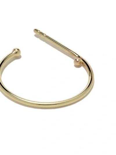 Shop Wouters & Hendrix Gold 18kt Yellow Gold Ball Hoop Earrings