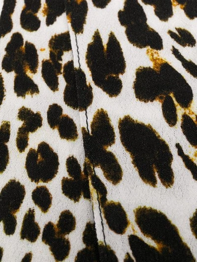Shop Andamane Leopard Print Thin Scarf - White
