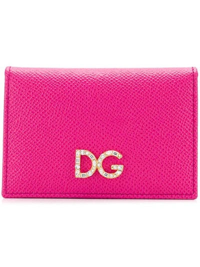 Shop Dolce & Gabbana Dg Wallet In Pink