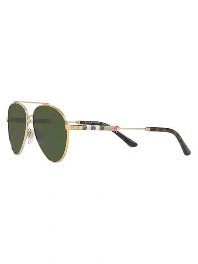 Shop Burberry Eyewear Óculos De Sol Be3092q - Green