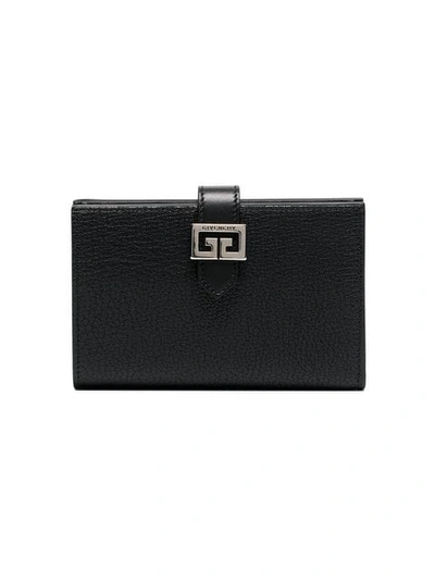 Shop Givenchy Black Gv3 Medium Wallet