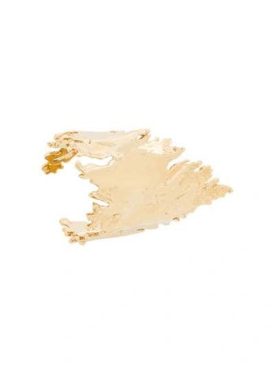 Shop Annelise Michelson Sea Leaf Cuff In Gold
