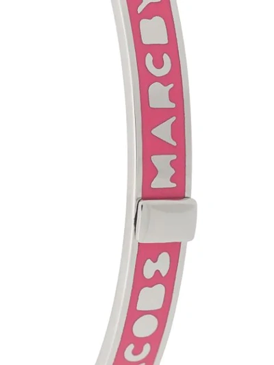 Shop Marc Jacobs Logo Bracelet In Pink