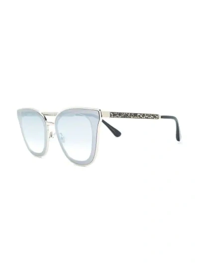 Shop Jimmy Choo Lory 49 Sunglasses In Grey