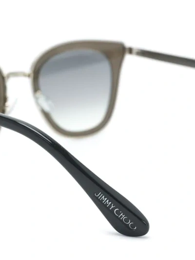 Shop Jimmy Choo Lory 49 Sunglasses In Grey