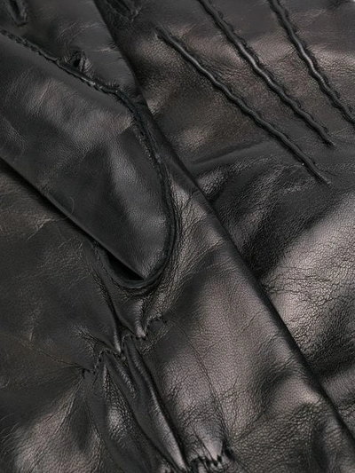 Shop Ann Demeulemeester Joris Long Gloves In Black