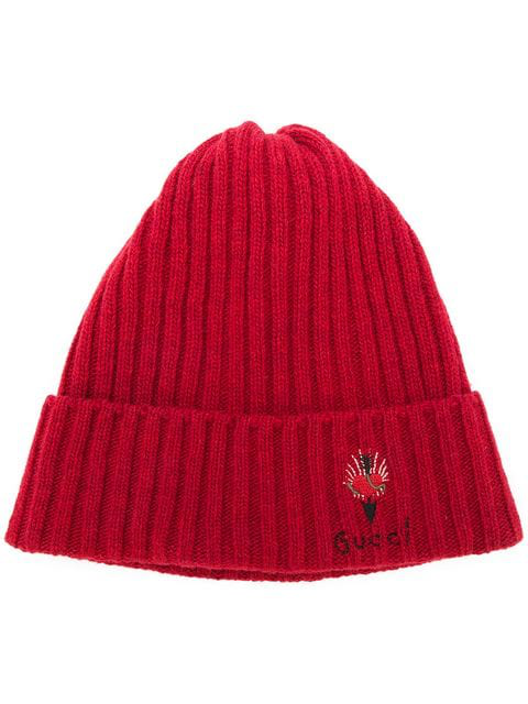 red gucci beanie