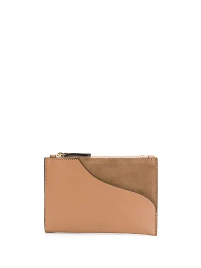Shop Atp Atelier Tino Coin Wallet In Brown