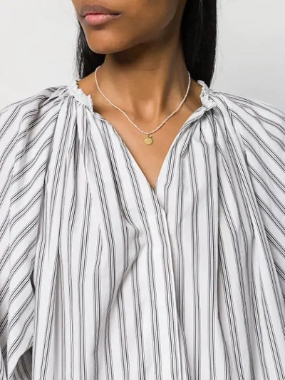 Shop Anni Lu 'shell And Pearl' Necklace In White