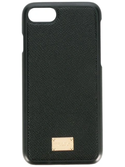 Shop Dolce & Gabbana Textured Iphone 7/8 Case In Black