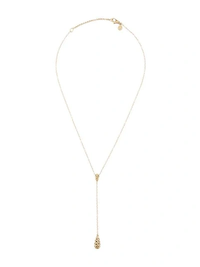 Shop John Hardy Classic Droplet Chain Necklace In Gold